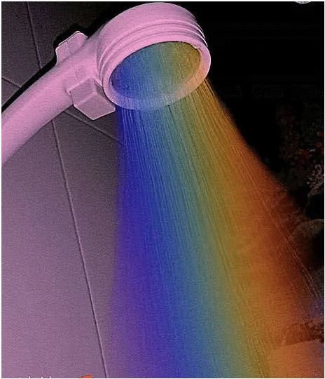 全网超火的"彩虹花洒",简直魔仙堡仙女:巴啦啦能量乌他乌他啦