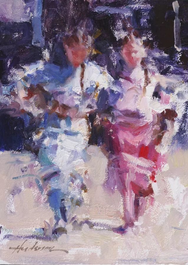 美国女画家卡罗琳·安德森具象表现油画作品欣赏