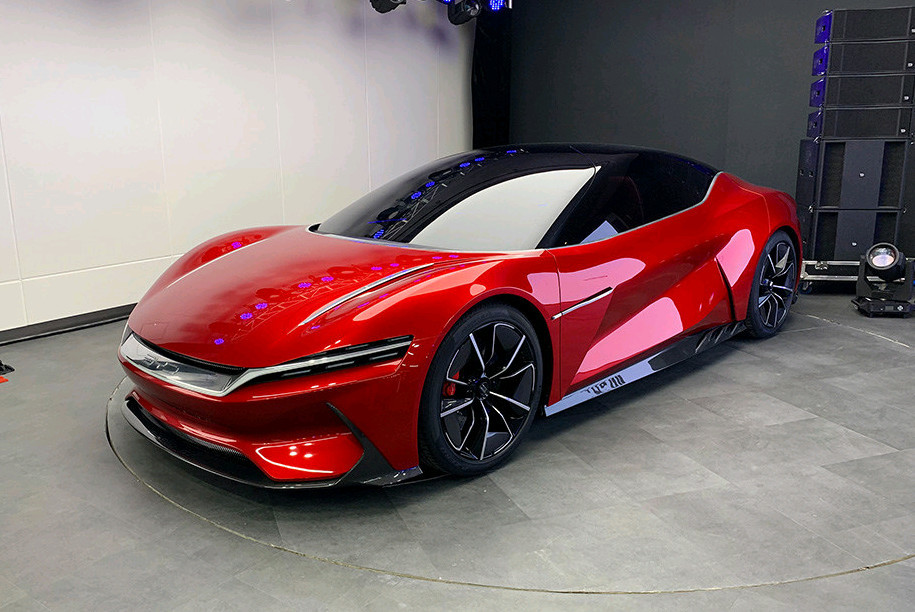 比亚迪gt跑车首曝,内饰三块大屏,比特斯拉更智能