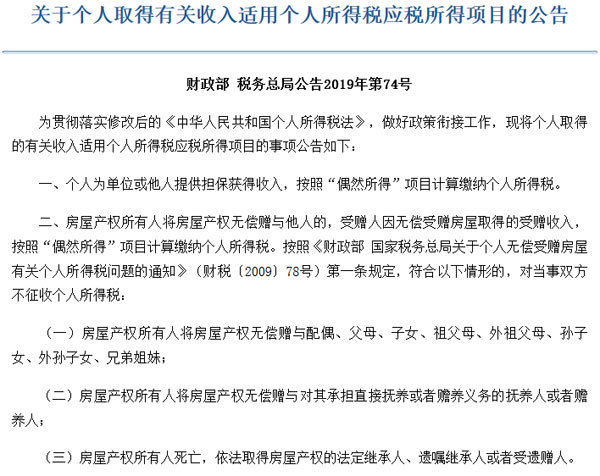 房产继承免税并非新政   这些税费还是需要看一下的