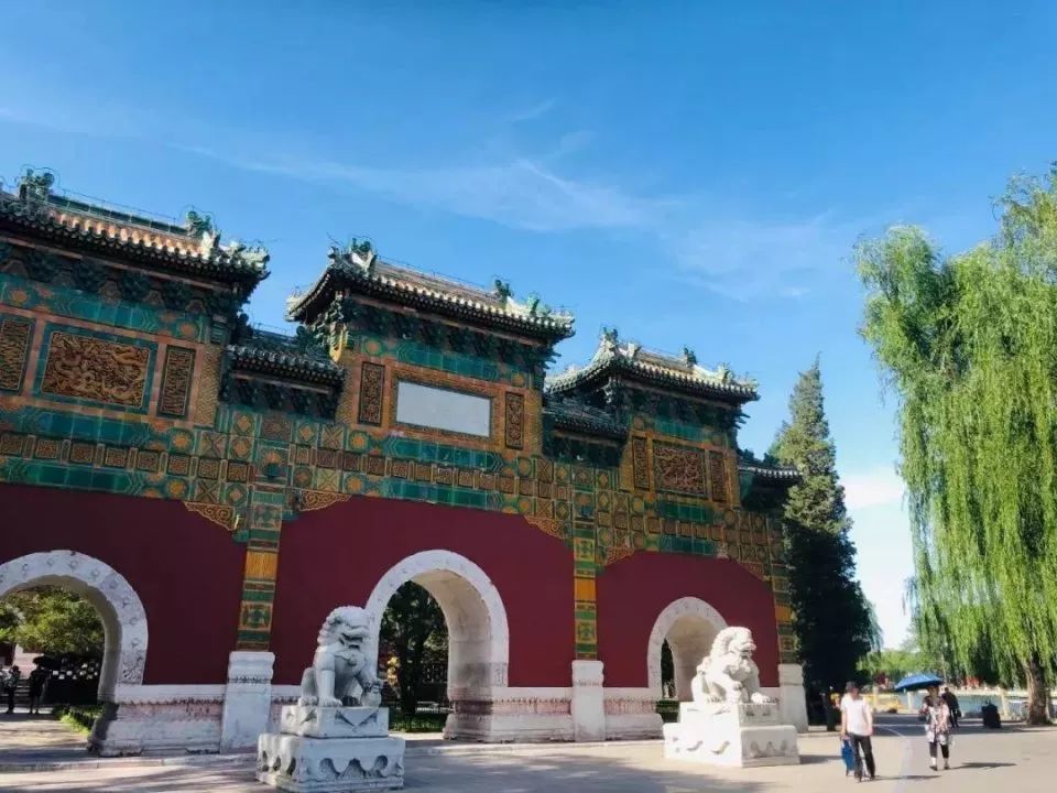 北海公园|大北京│夏天竟然就有“漫天红枫”，就藏在市中这绝美园子里