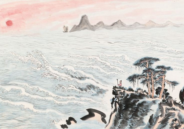 读一首诗张谓同王徵君湘中有怀潇湘流不尽客子思乡心