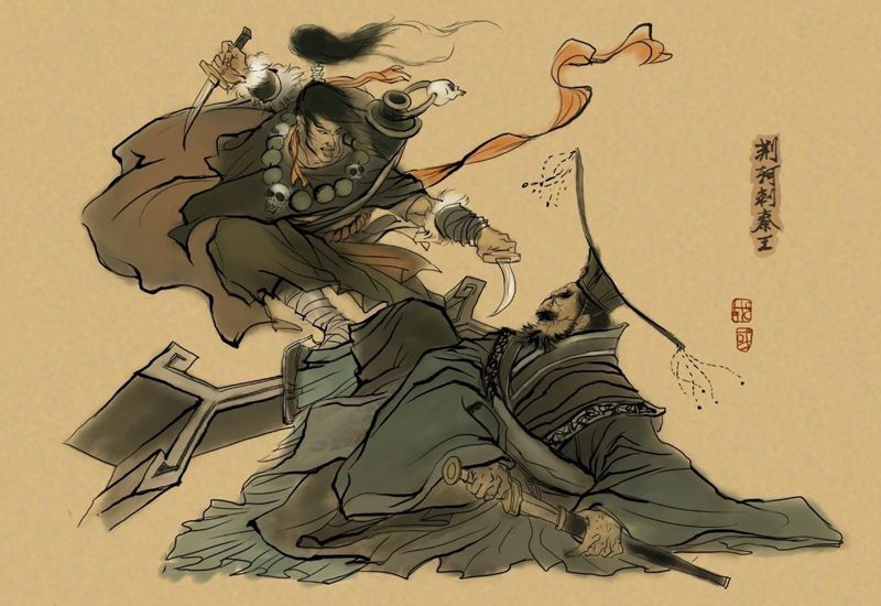 荆轲刺秦中秦始皇的王负剑到底是什么姿势讨论要炸锅了