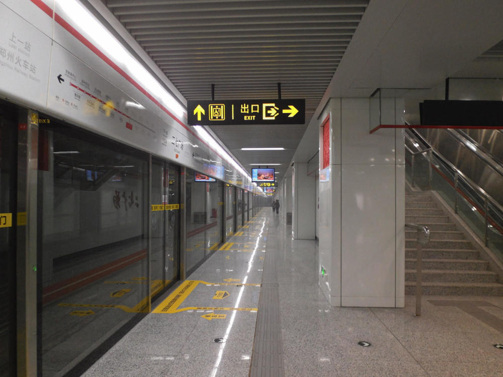 河南将建设的一条地铁线,全长17.034公里,沿线设12座车站