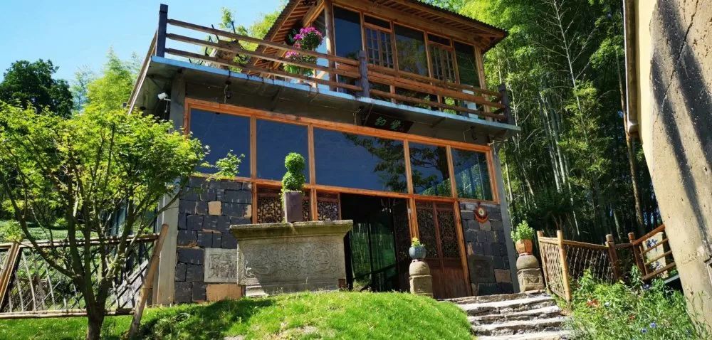 嵊州这家民宿获评省银宿日落西白美哉