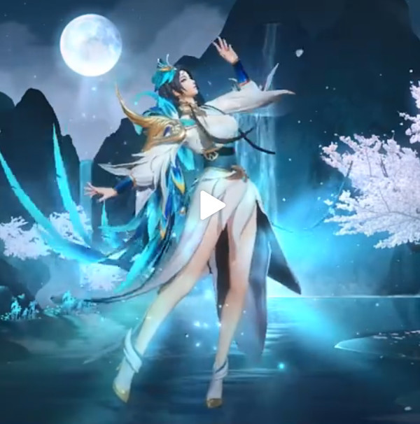 虞姬传说皮肤特效一览,大招孔雀开屏,看到回城特效962必须买