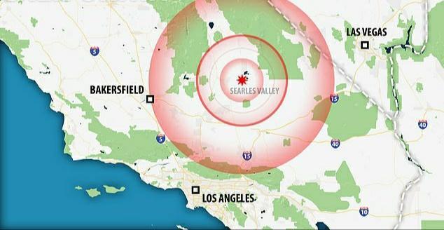 年来最大的地震震动了数千人 6 4级大地震袭击南加州