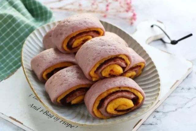 双色豆沙卷做法