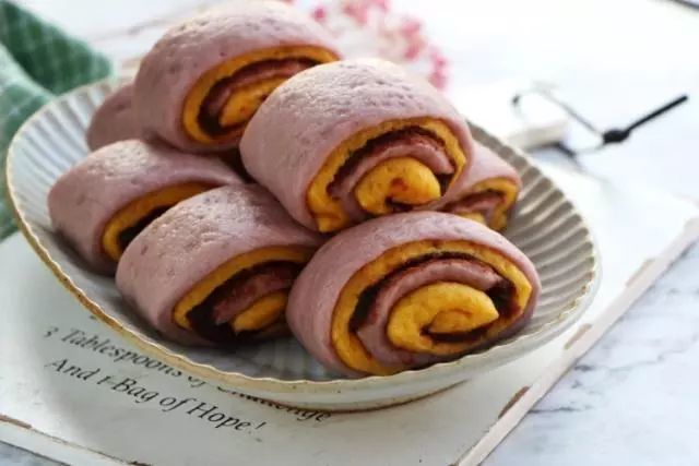 双色豆沙卷做法