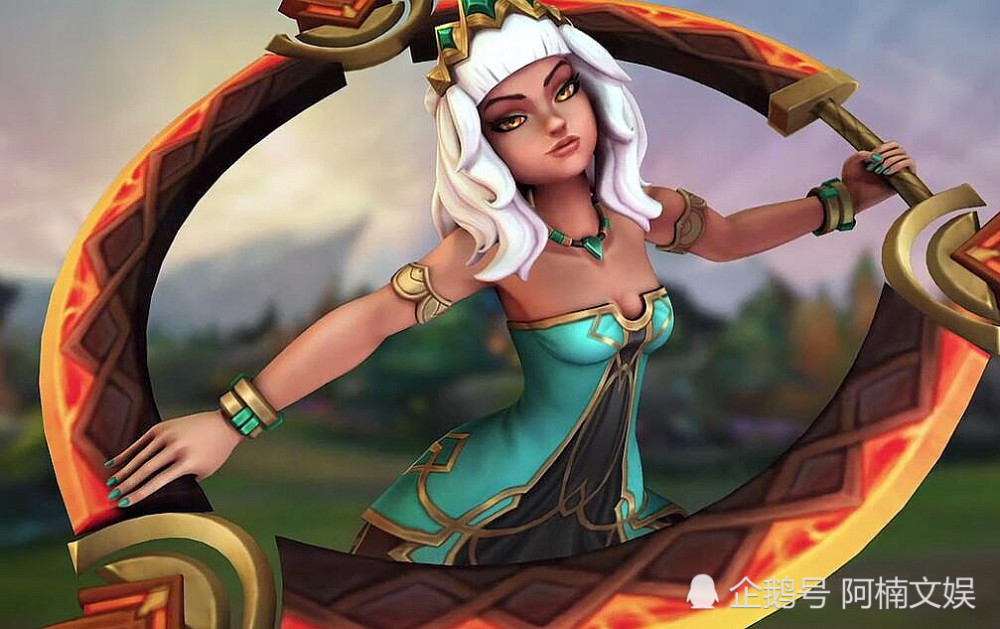 英雄联盟:起亚娜公然挑战以涅萨,魔法大陆的大元素使正式登场