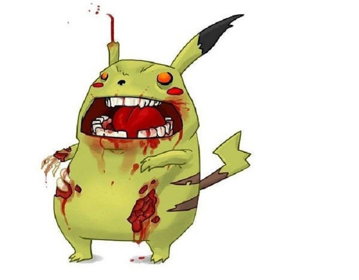 皮卡丘被疯狂恶搞:鸣人的球,悟空的裤子,龅牙过分了!