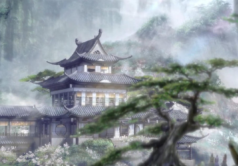 魔道祖师 动画中美哭的风景 彩衣镇江南风情 莲花坞荷花飘香