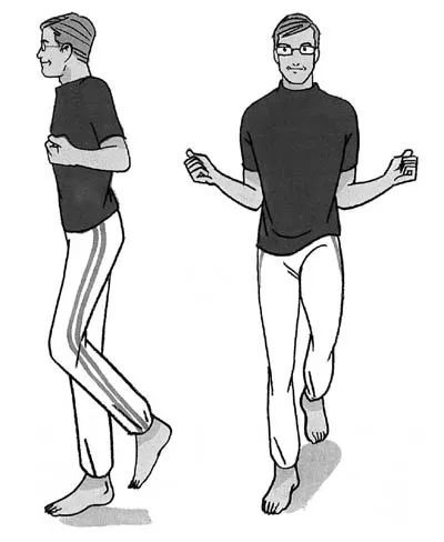 输尿管中段结石患侧单脚跳跃,输尿管下段结石健侧单脚跳跃