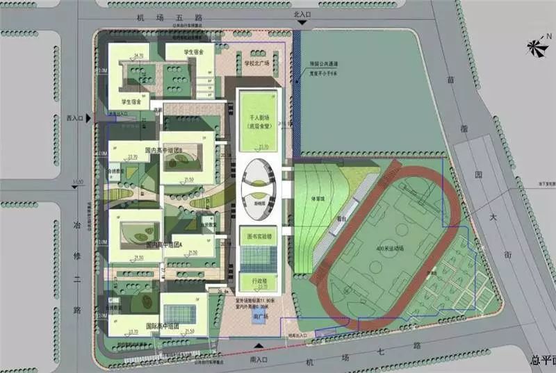 限高35米南外南部新城校区规划出炉将建成民国范儿