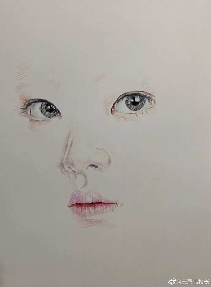 杨超越|这样的画作，秒杀美颜相机！