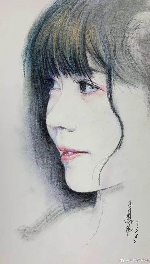 杨超越|这样的画作，秒杀美颜相机！