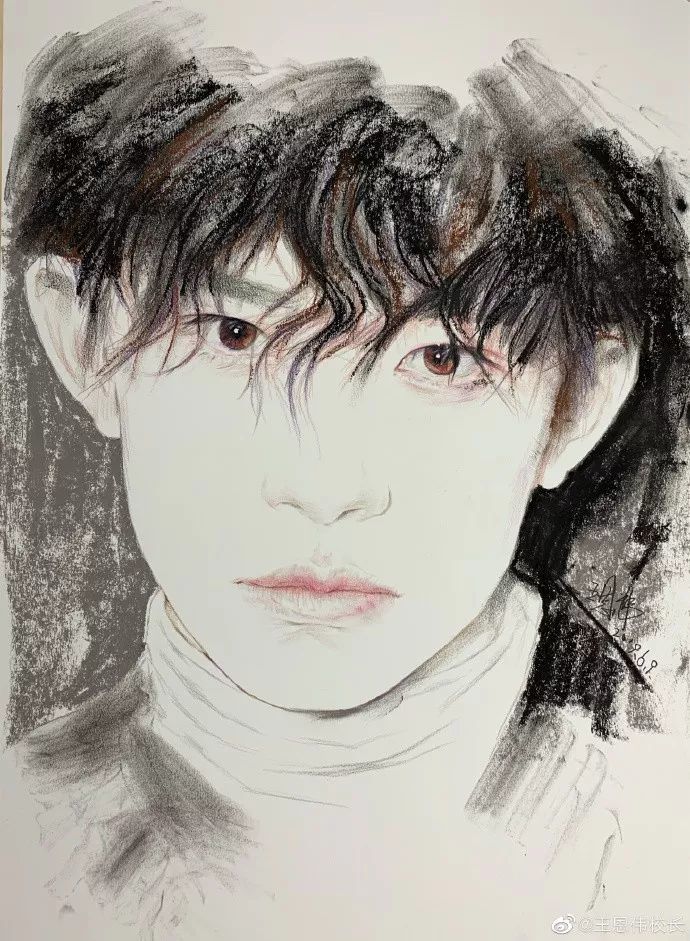 杨超越|这样的画作，秒杀美颜相机！