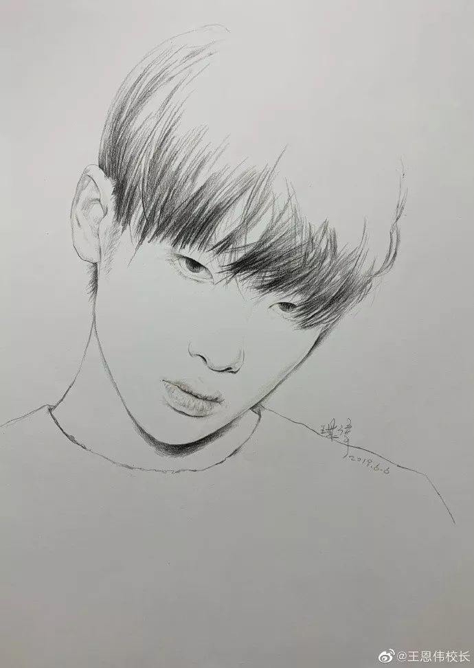 杨超越|这样的画作，秒杀美颜相机！