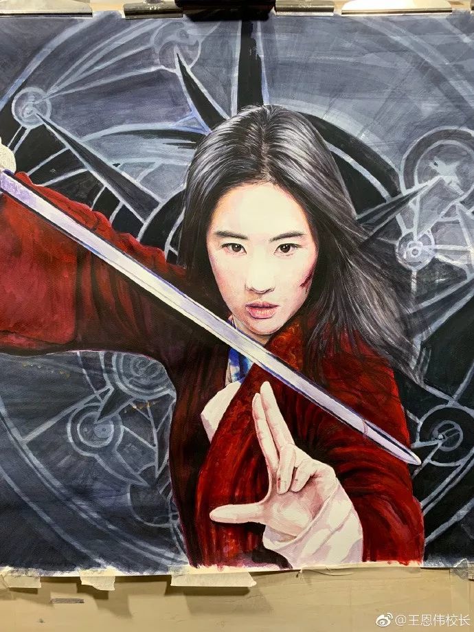 杨超越|这样的画作，秒杀美颜相机！