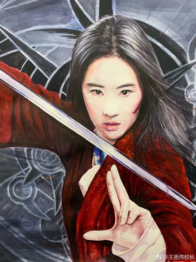 杨超越|这样的画作，秒杀美颜相机！