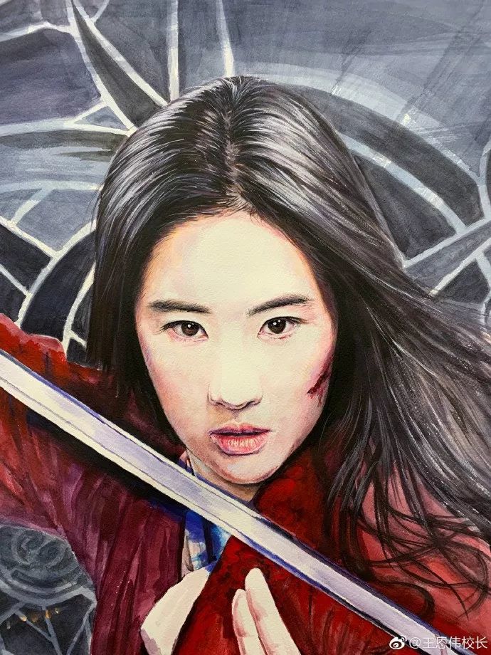 杨超越|这样的画作，秒杀美颜相机！