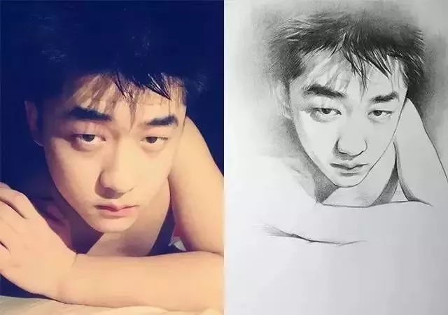 杨超越|这样的画作，秒杀美颜相机！