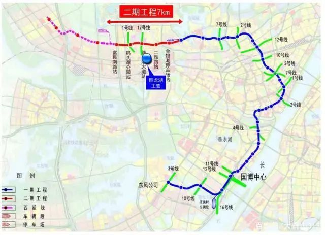 武汉人恭喜了!5年内新建8条地铁!武汉地铁第四期规划线路全部启动(图3)