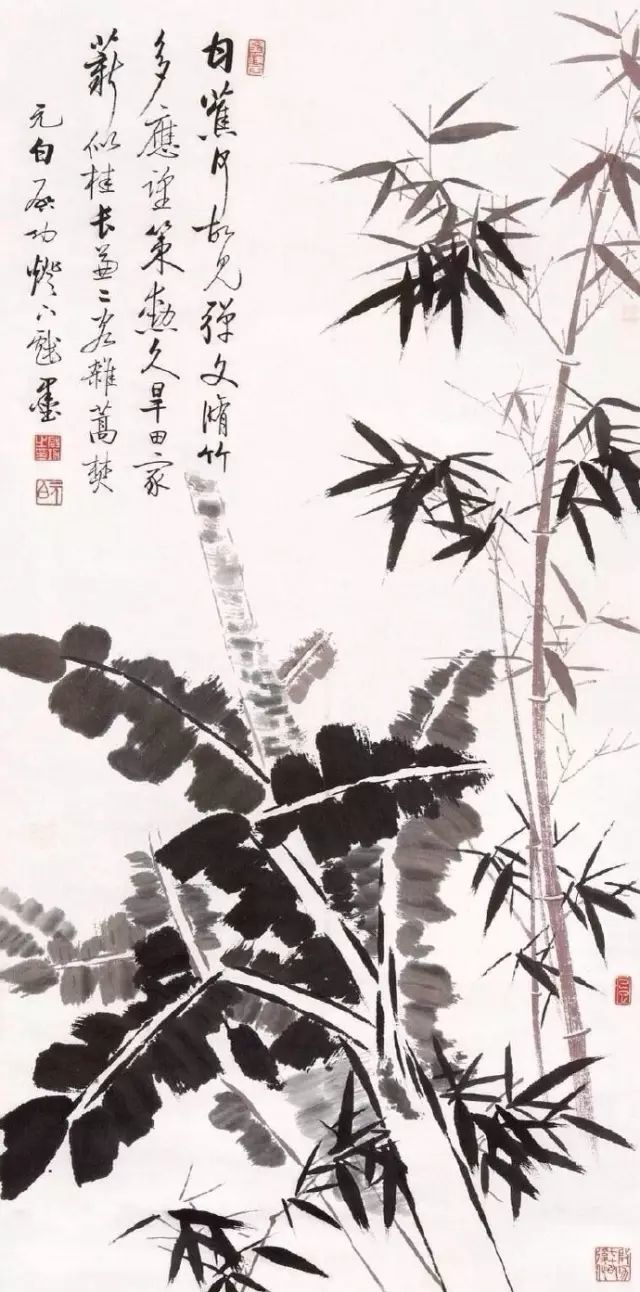 启功|启功画竹，风景独好！