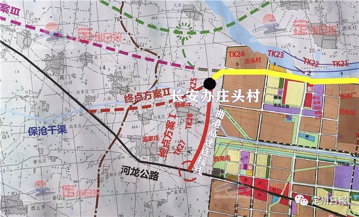 国道g337黄骅至榆林公路定州绕城改线段是我市重点交通项目,也是河北