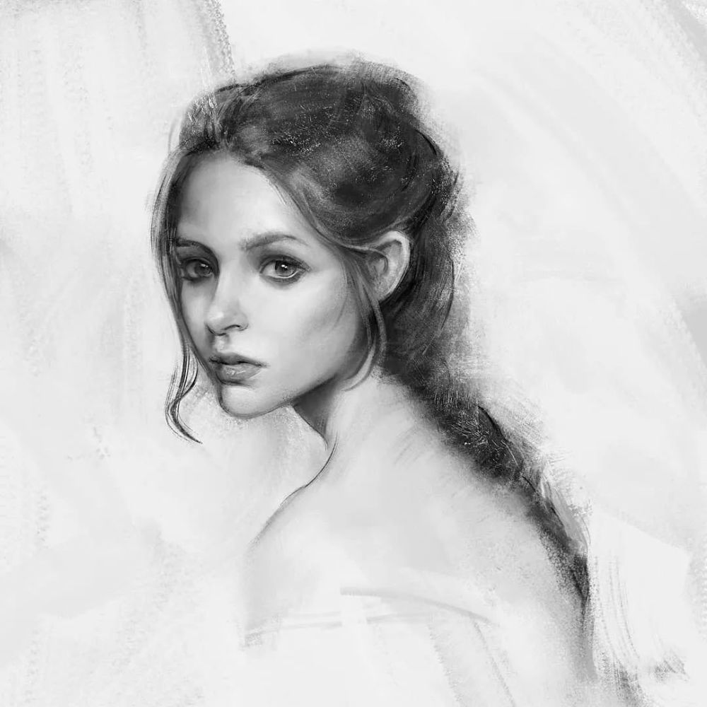 水嫩的皮肤姣好的面容被赞最美画中人