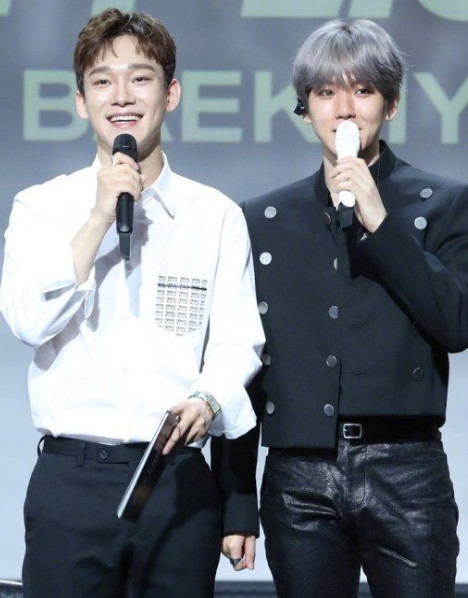 满满的家族爱 Exo成员为边伯贤疯狂应援 张艺兴一忙完就应援 腾讯网