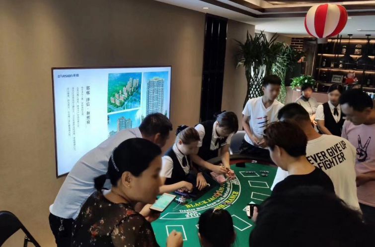 邯郸楼市不振泽信在售楼部开赌场
