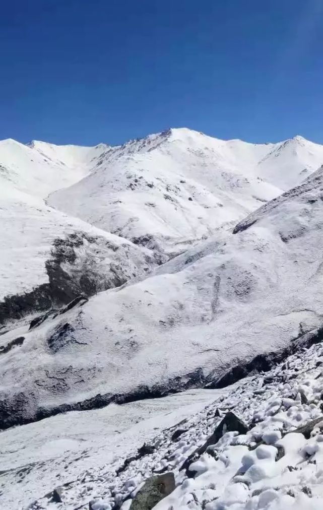 祁连七月飘雪!美了游客忙了交警