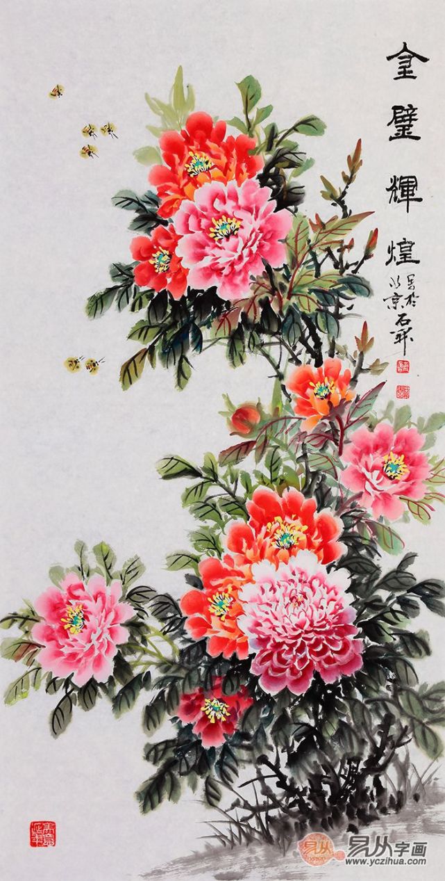 这几幅花鸟国画挂玄关 给家庭带来好运