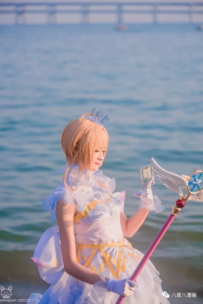 cos魔卡少女樱海边的木之本樱