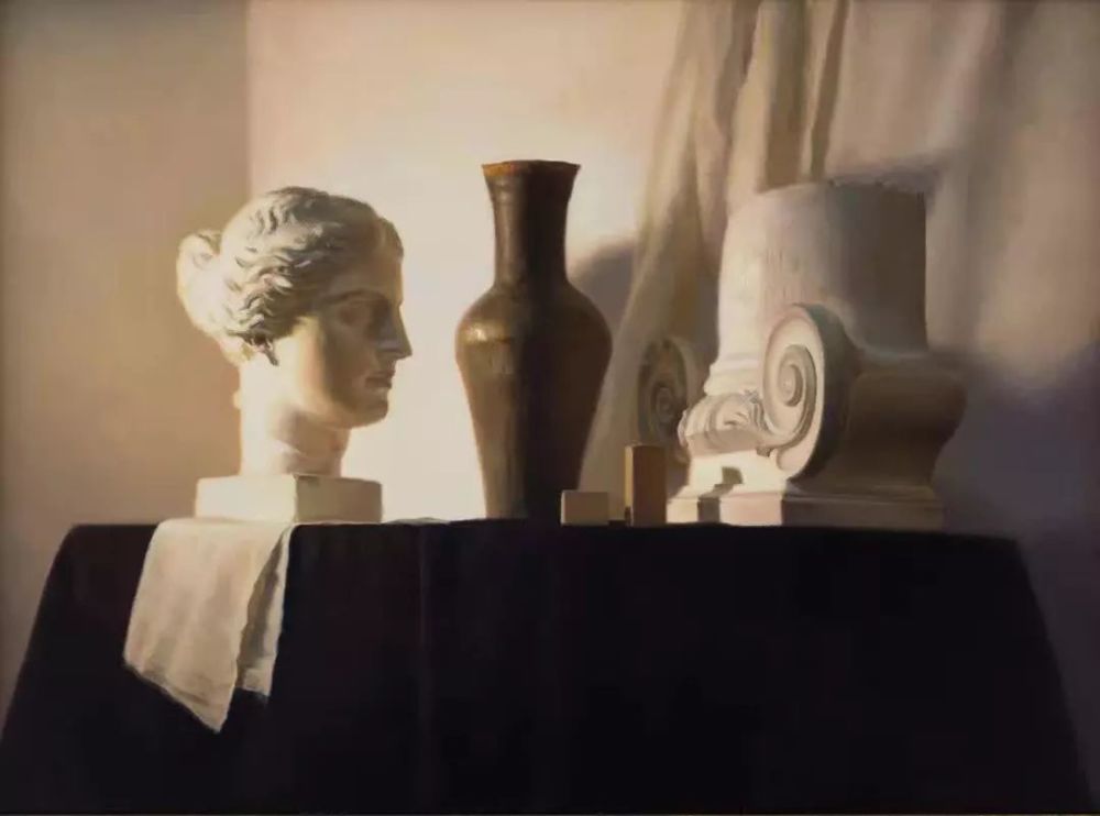 油画|他的作品 重现了古典油画中，如诗一般的美！