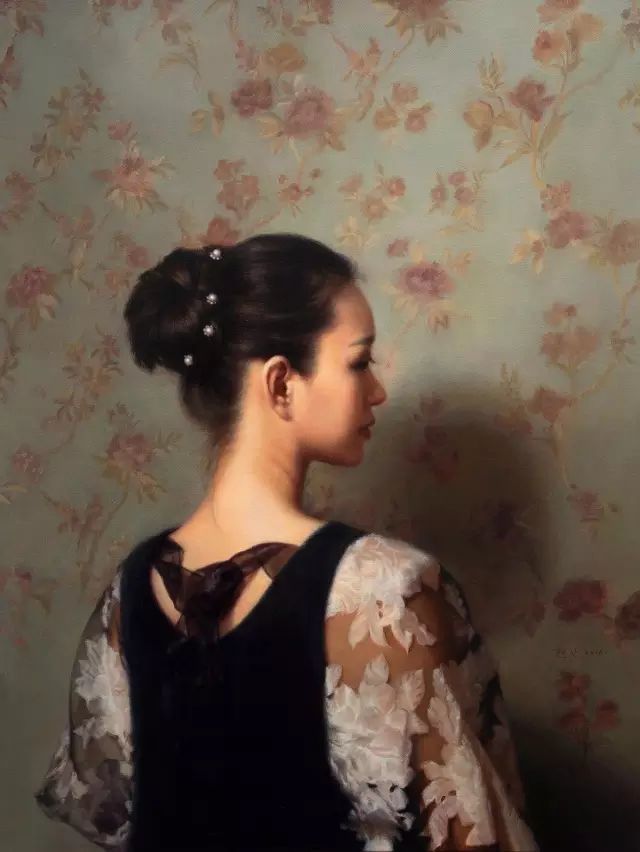 油画|他的作品 重现了古典油画中，如诗一般的美！