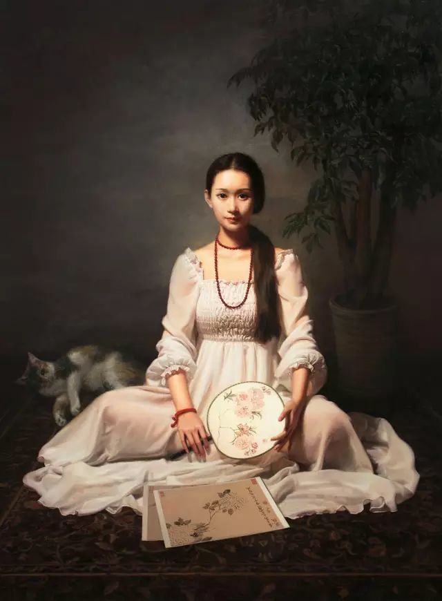 油画|他的作品 重现了古典油画中，如诗一般的美！