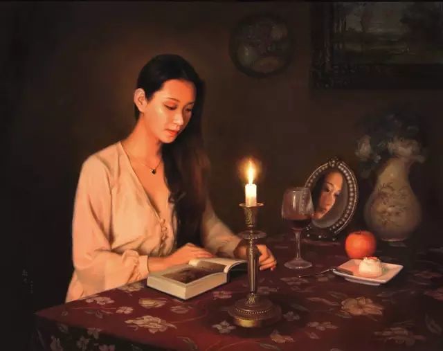 油画|他的作品 重现了古典油画中，如诗一般的美！