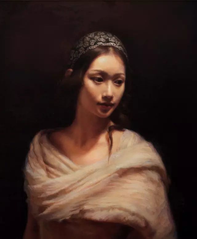 油画|他的作品 重现了古典油画中，如诗一般的美！