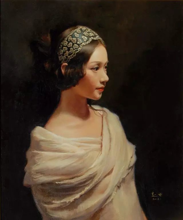 油画|他的作品 重现了古典油画中，如诗一般的美！