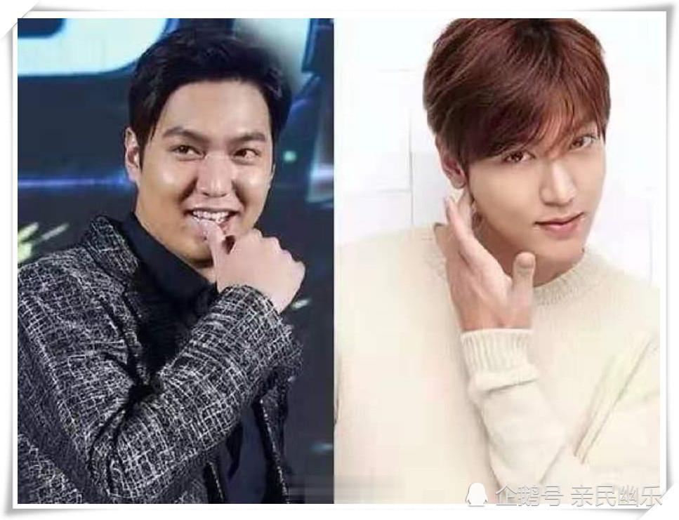 明星胖瘦判若两人,李敏镐油腻大叔,网友:他至今还在努力中!