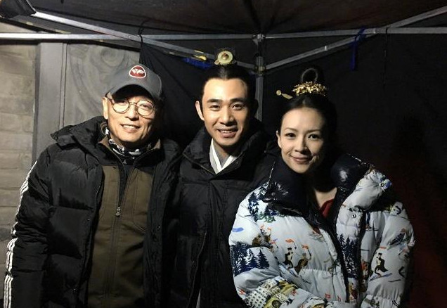 章子怡人生中第一步电视剧帝王业路透照曝光少女感十足