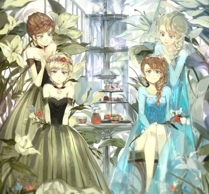 迪士尼公主代表的四季艾莎女王肯定代表冬天但她也控制着春天