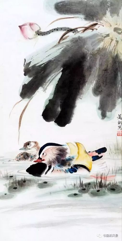 花鸟画|这位老先生的花鸟，色彩超美！