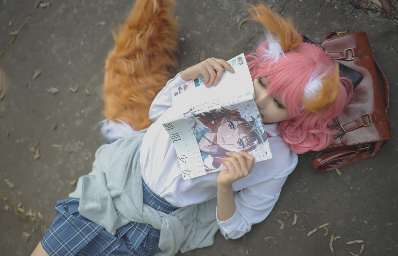 女装大佬cos玉藻前上半身被嘲太假看到液体袜网友直呼爱了