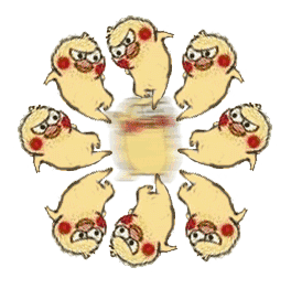 搞笑一组暴力的鹦鹉兄弟动图表情包,鹦鹉兄弟脚踢动图