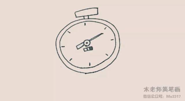 木老师简笔画秒表