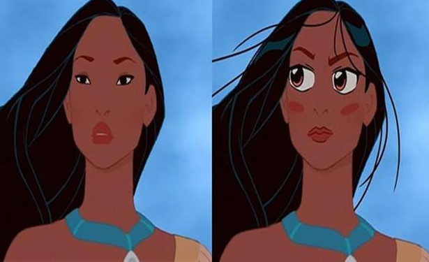 p图的强大自己都害怕,看迪士尼人物换脸,看到这个公主,恋爱了