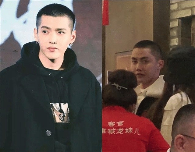 韩红带养子外出吃火锅21岁韩厚厚撞脸吴亦凡网友好帅